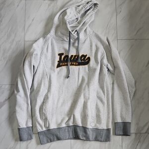 Iowa Hawkeyes Light Gray Hoodie